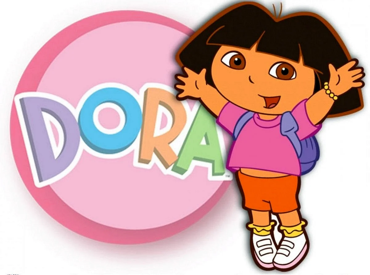 Dora La Exploradora Logo Wallpaper