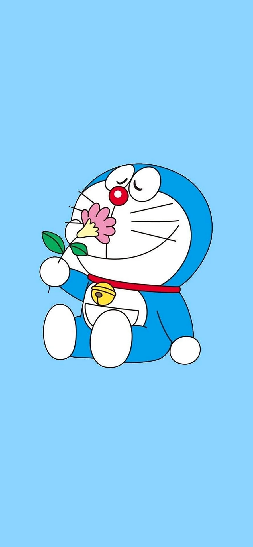 Doraemon Pink Wallpaper For iPhone