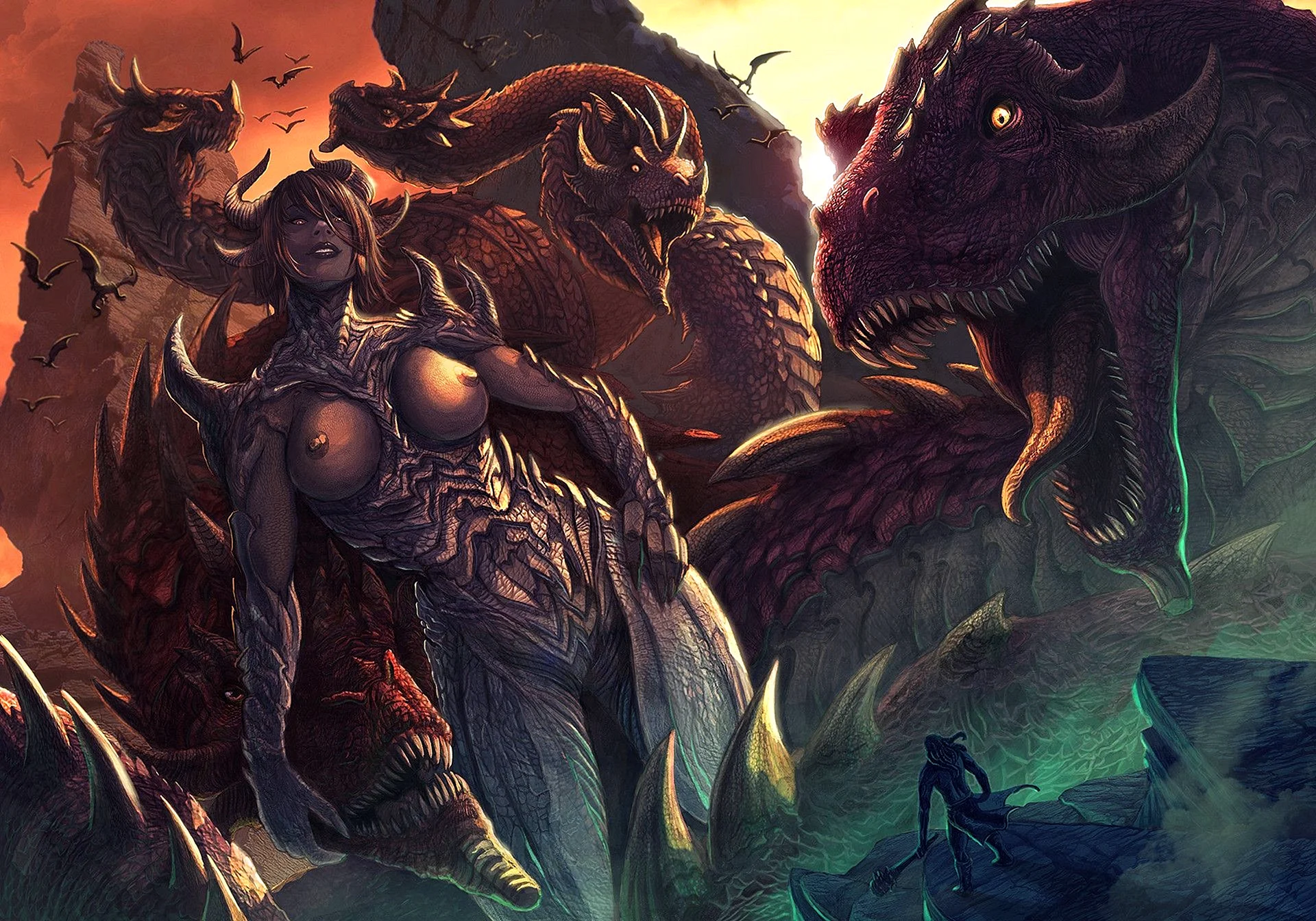 Dragon God Of Monsters Wallpaper