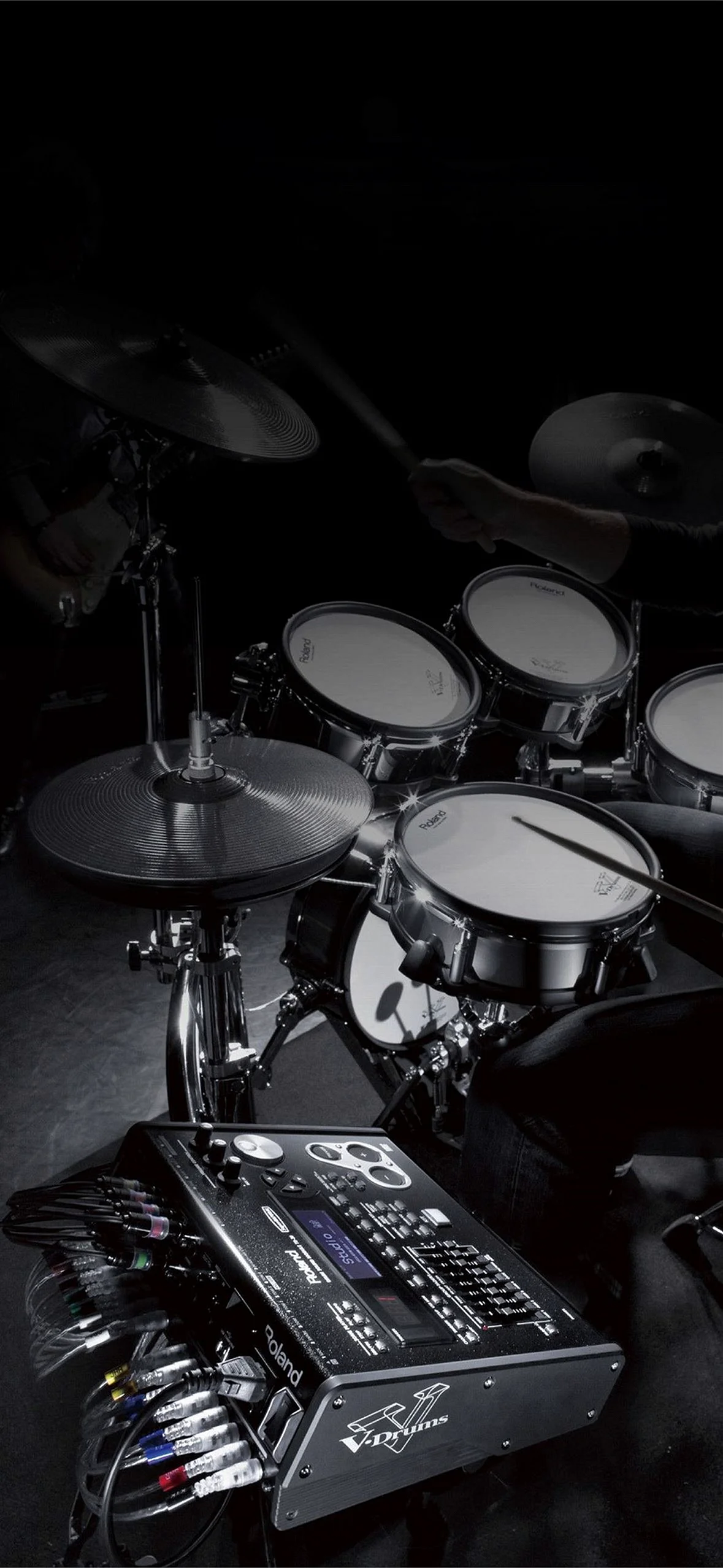 Drum Kit Wallpaper for iPhone 14 Pro