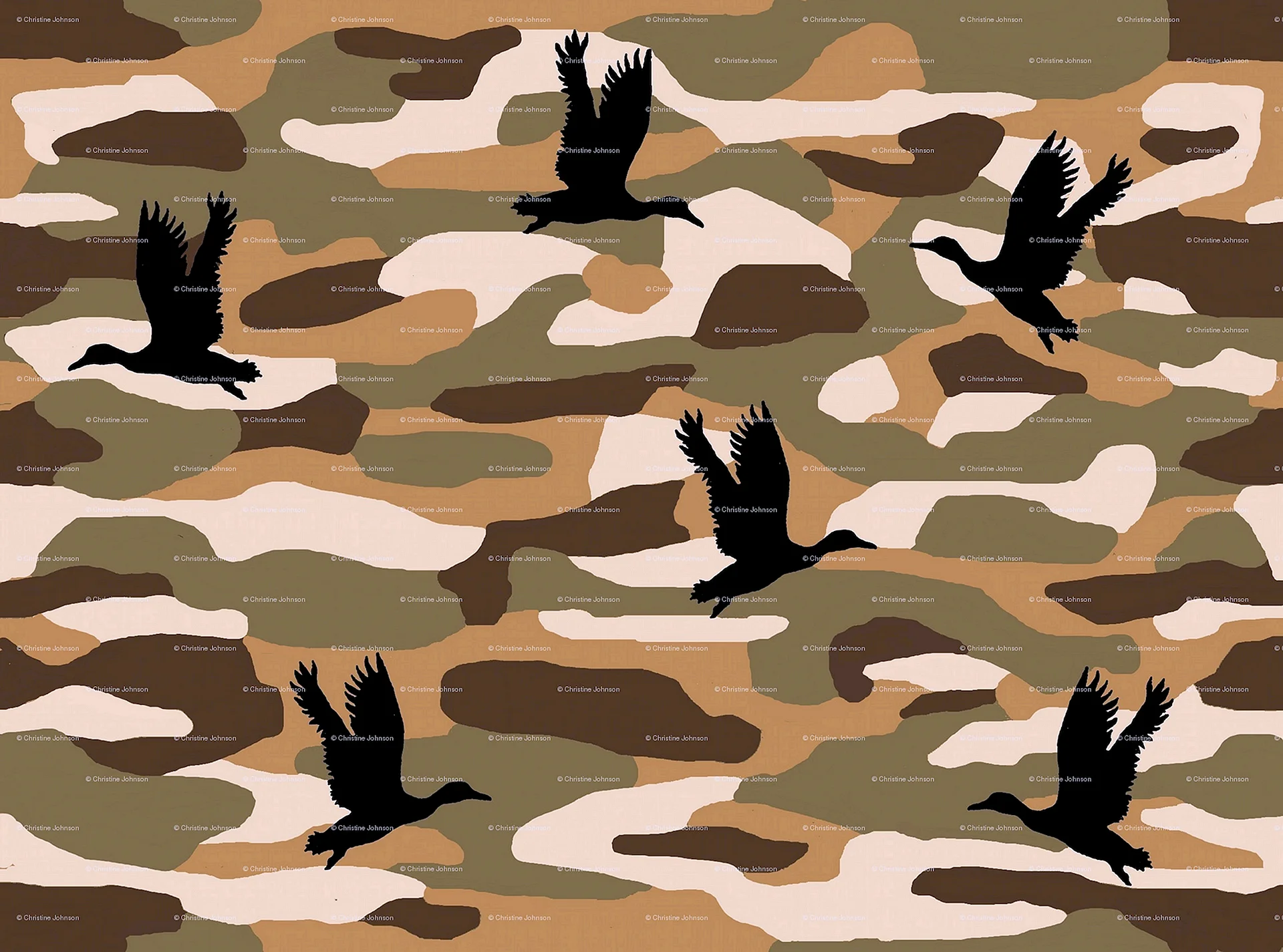 Duck Camo Wallpaper