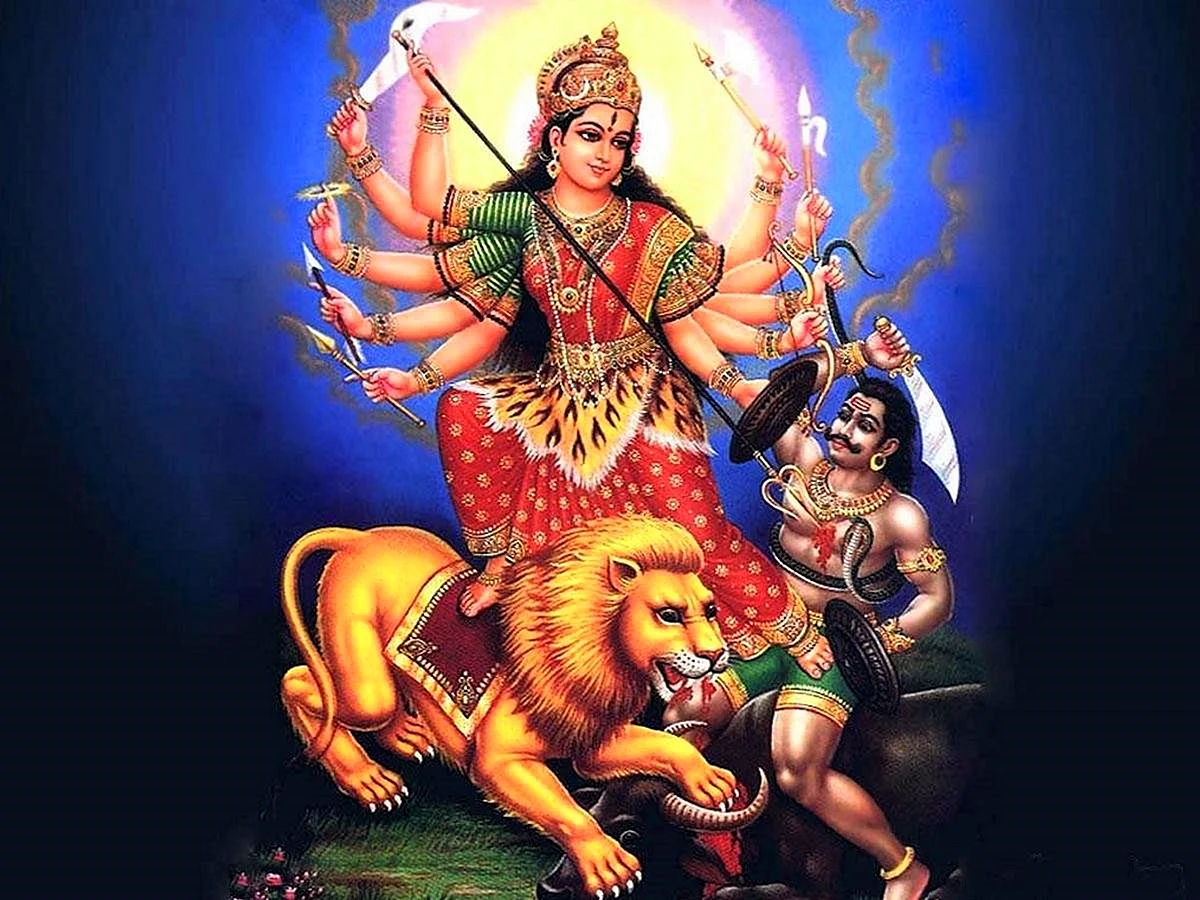 Gods god angry. Дурга Деви. Богиня Дурга Маа. Дурга Наваратри. Богиня Наваратри.