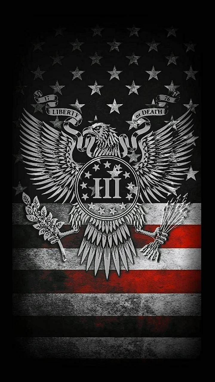 Eagle Union Flag Android Wallpaper For iPhone