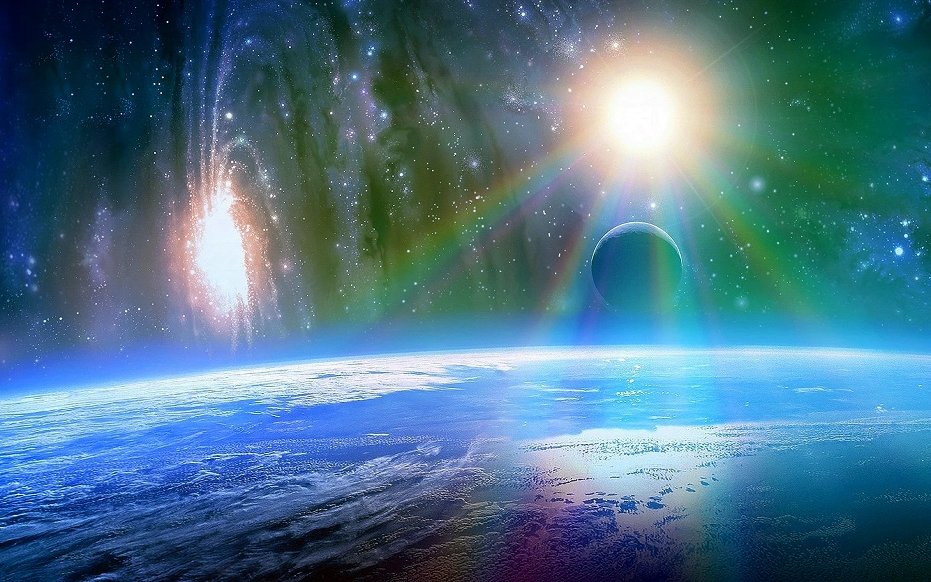 Earth Ascension Wallpaper