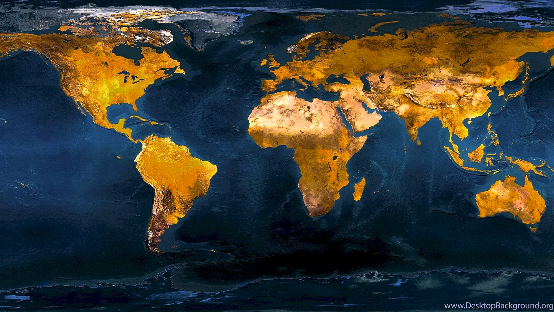 Earth Map Wallpaper
