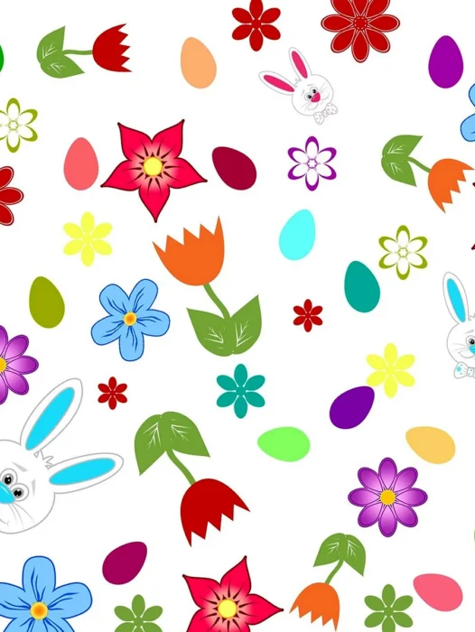 Easter Pattern Wallpaper