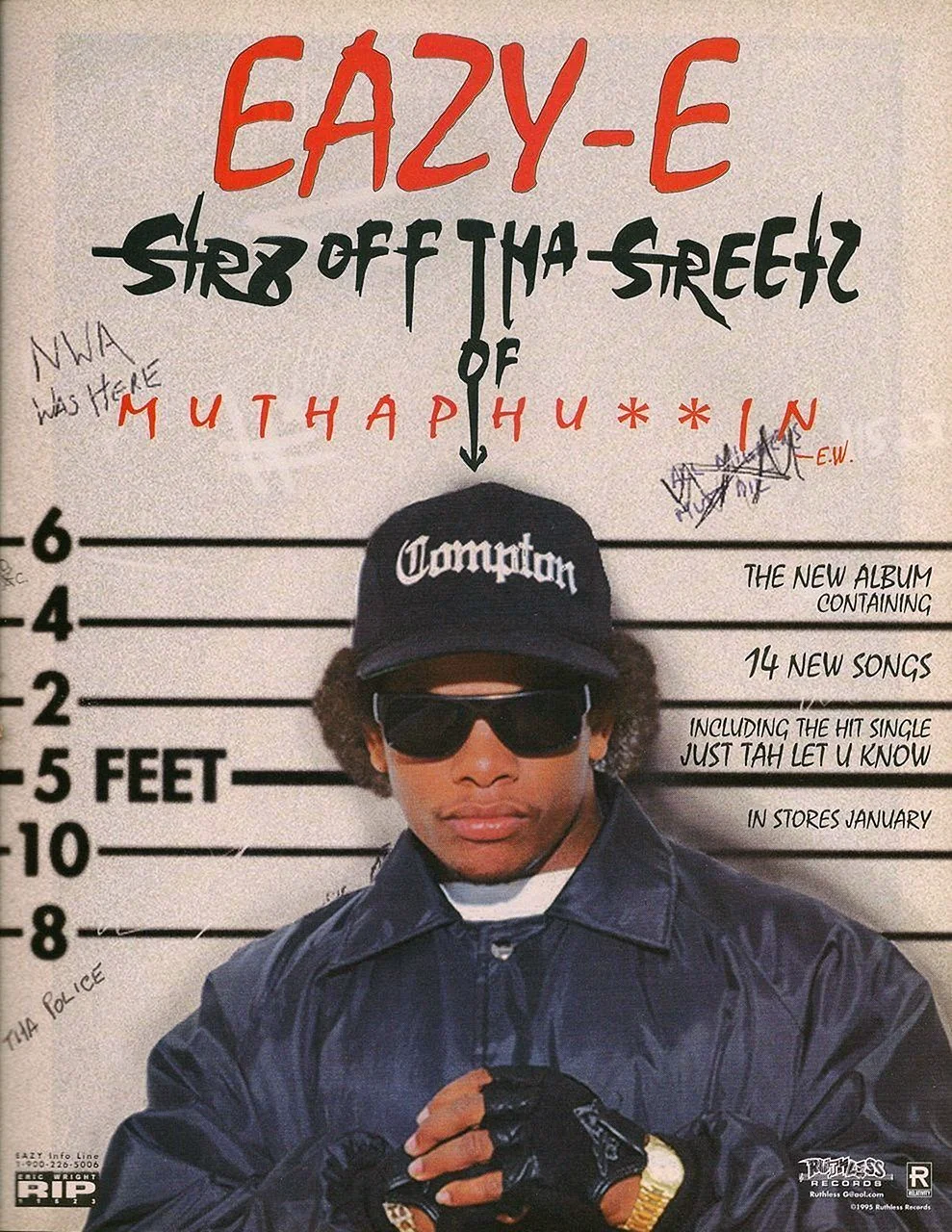 Eazy-E Poster Wallpaper For iPhone