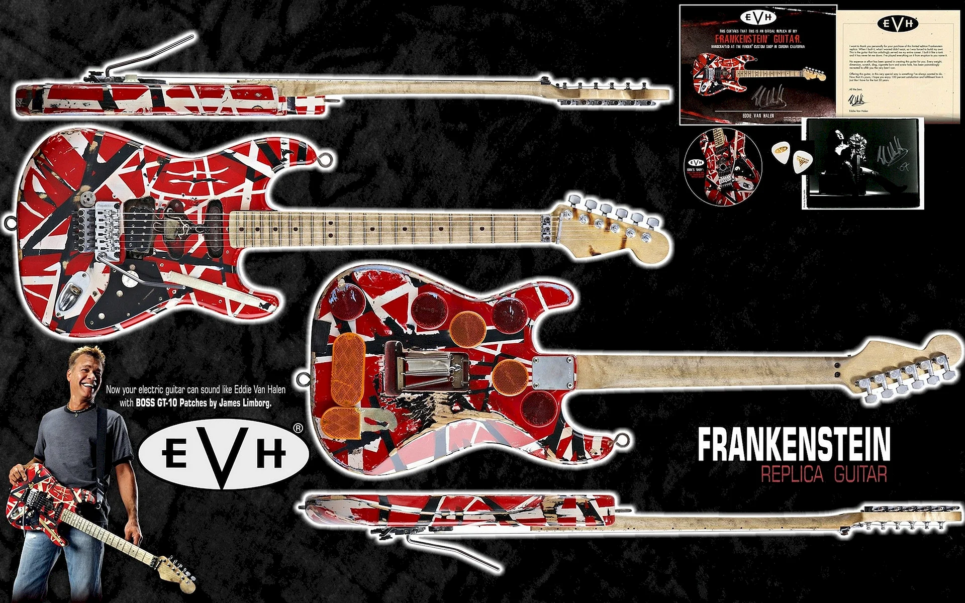 Eddie Van Halen Guitar Wallpaper