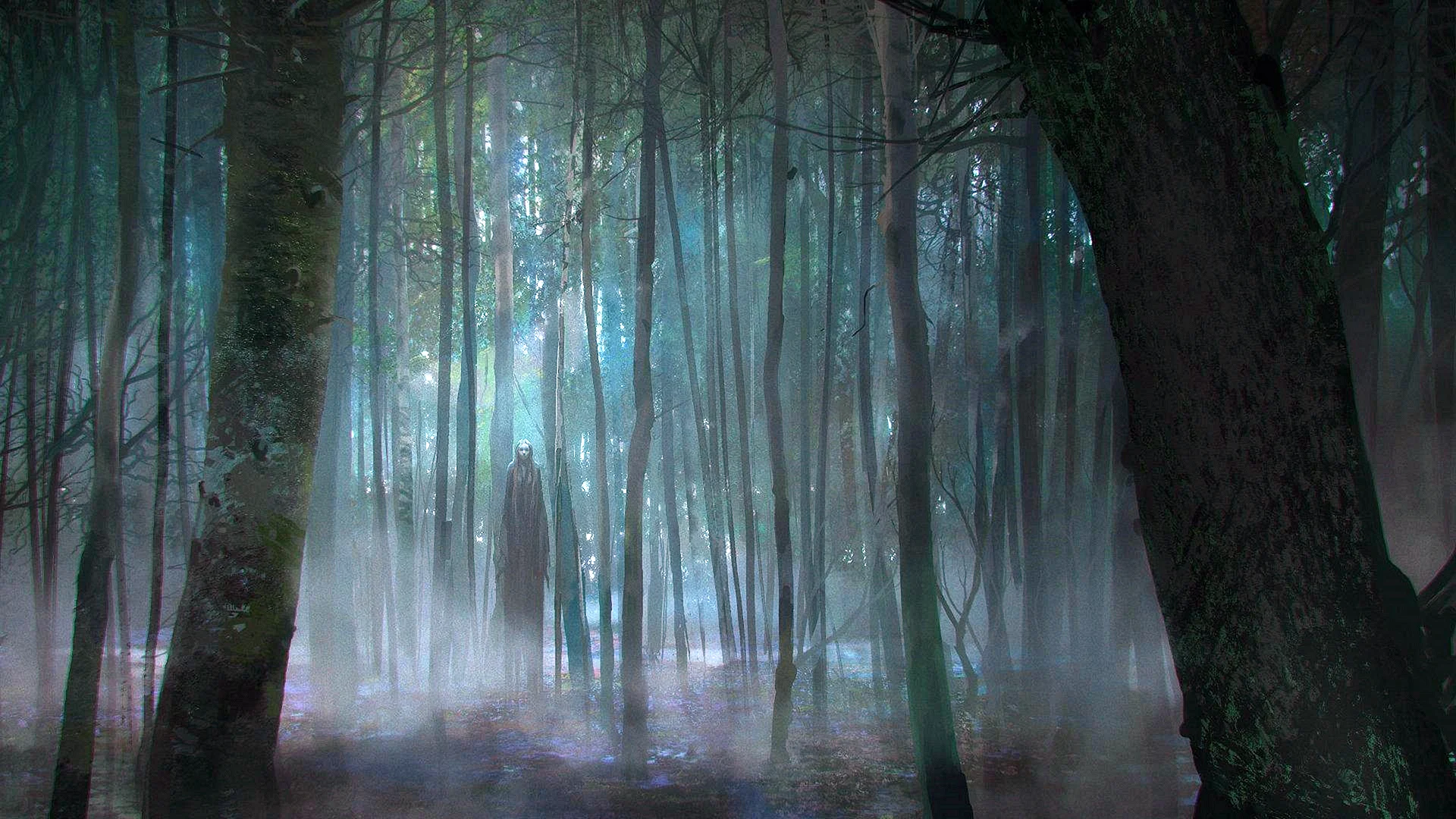 Eerie Forest Wallpaper