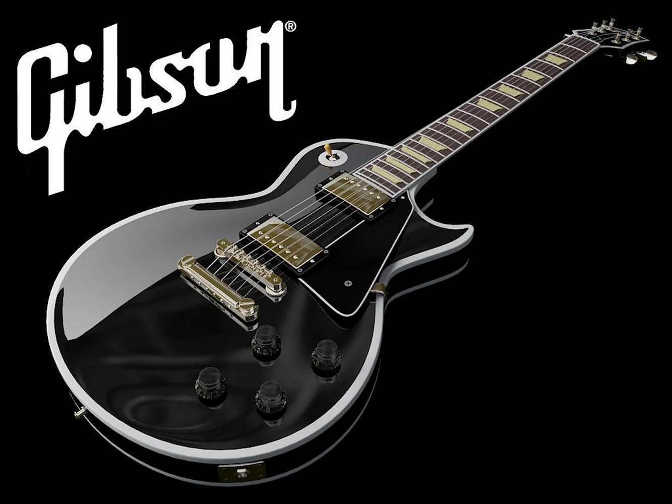 Electric Guitar Gibson Les Paul Wallpaper