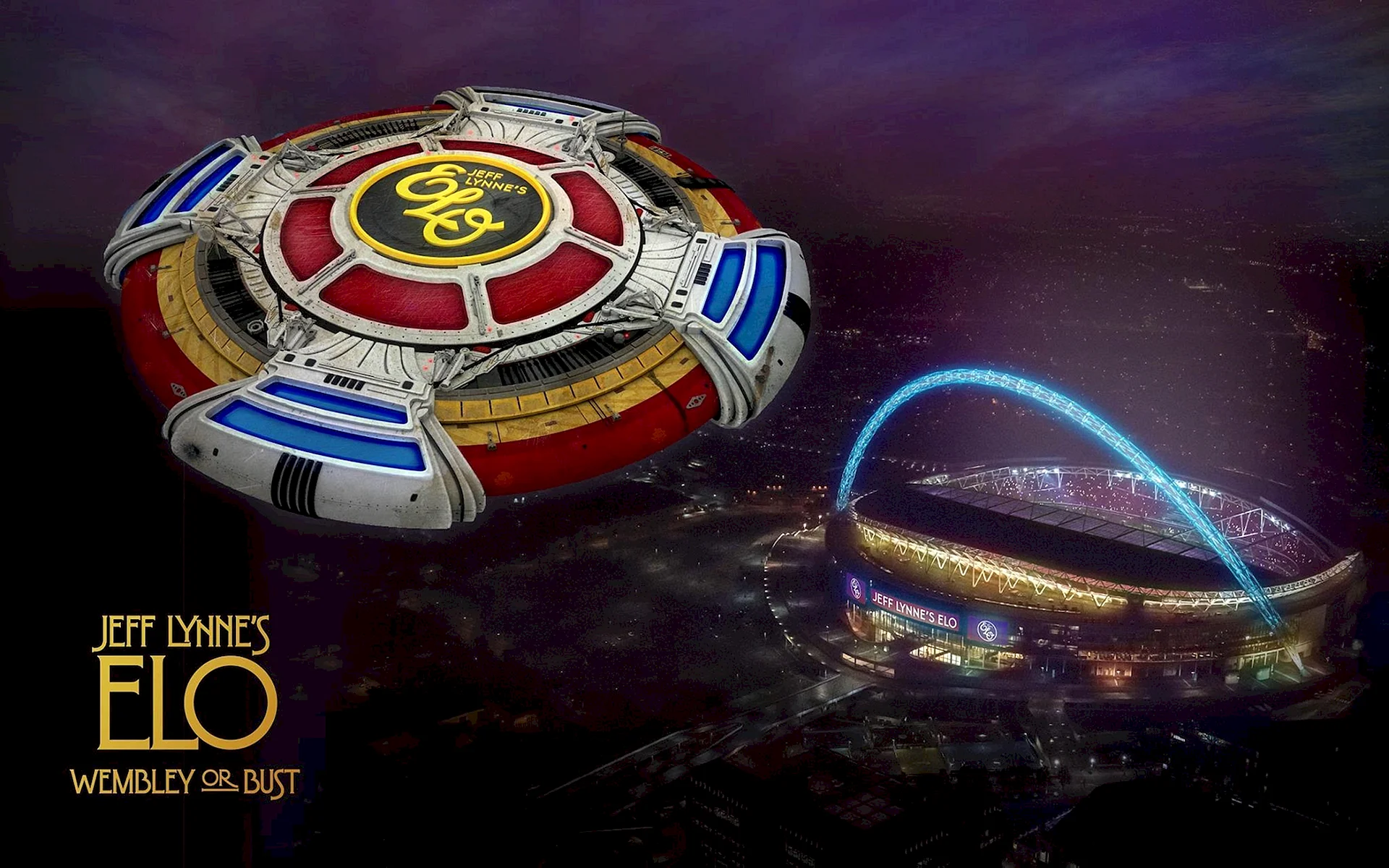 Electric Light Orchestra Wembley Or Bust Wallpaper