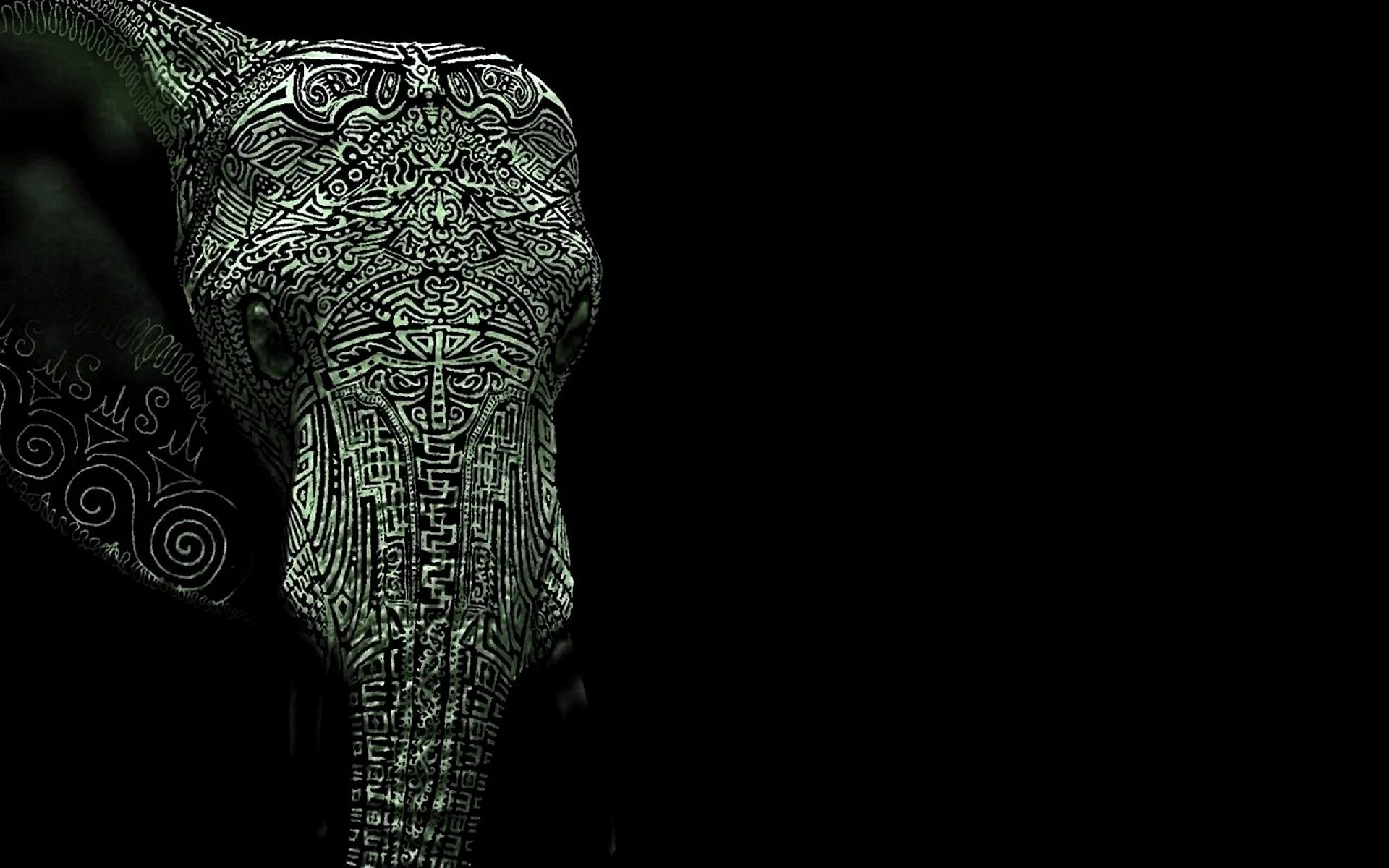 Elephant Art Wallpaper