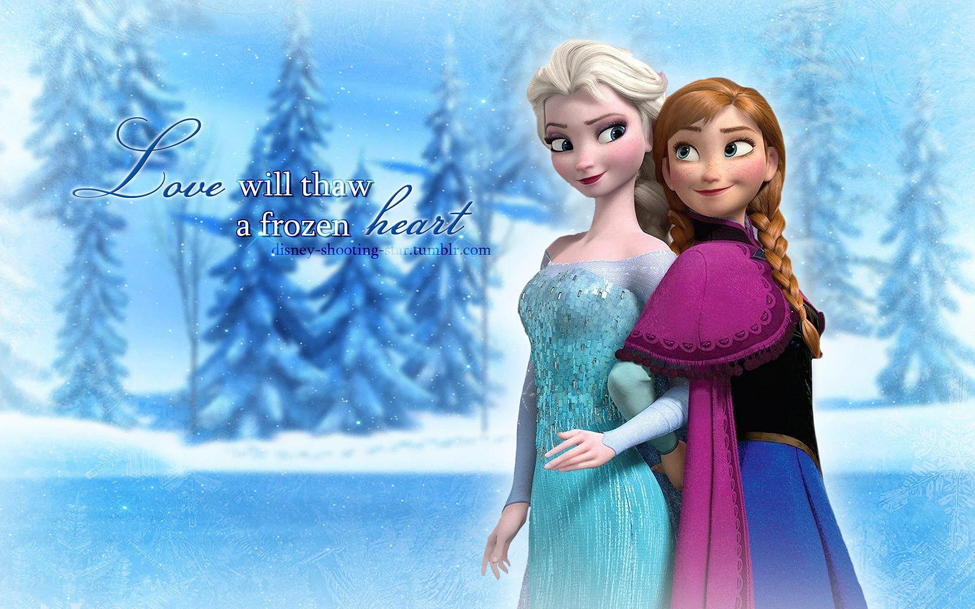 Elsa And Anna Wallpaper