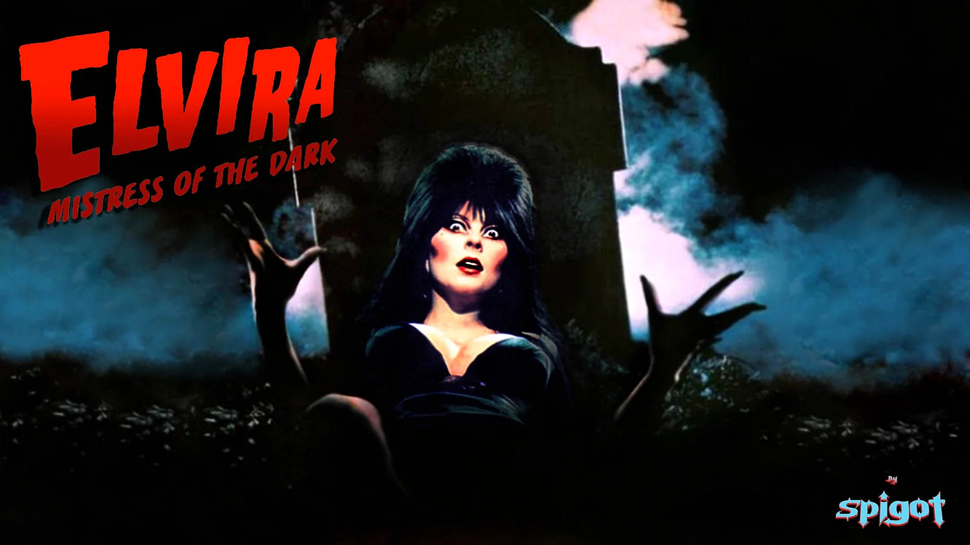 Elvira Mistress Of The Dark Poster Wallpaper