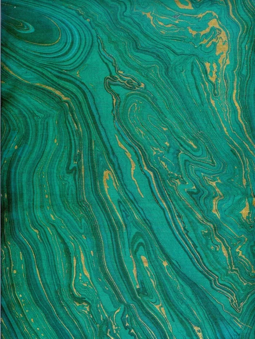 Emerald Green Gold Marble Wallpaper