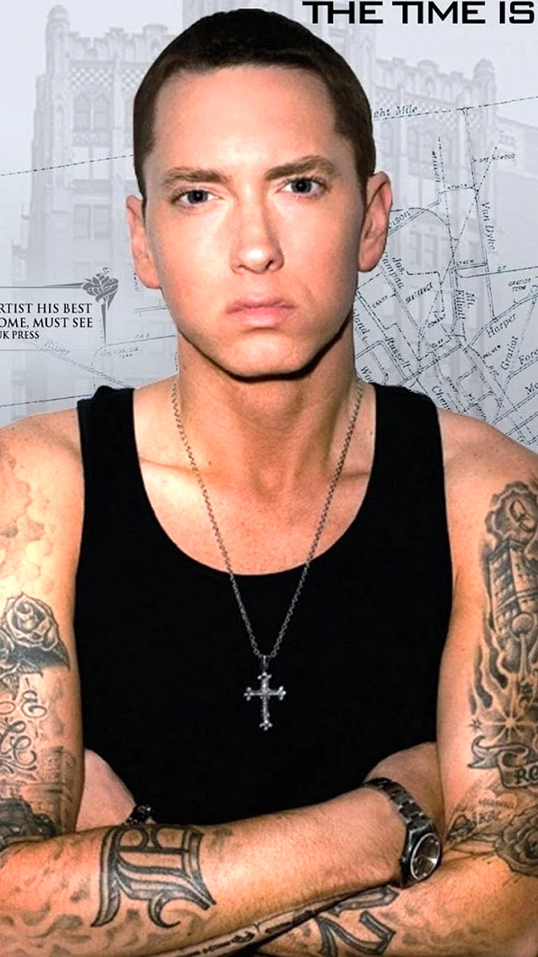 Eminem Cover Wallpaper For iPhone