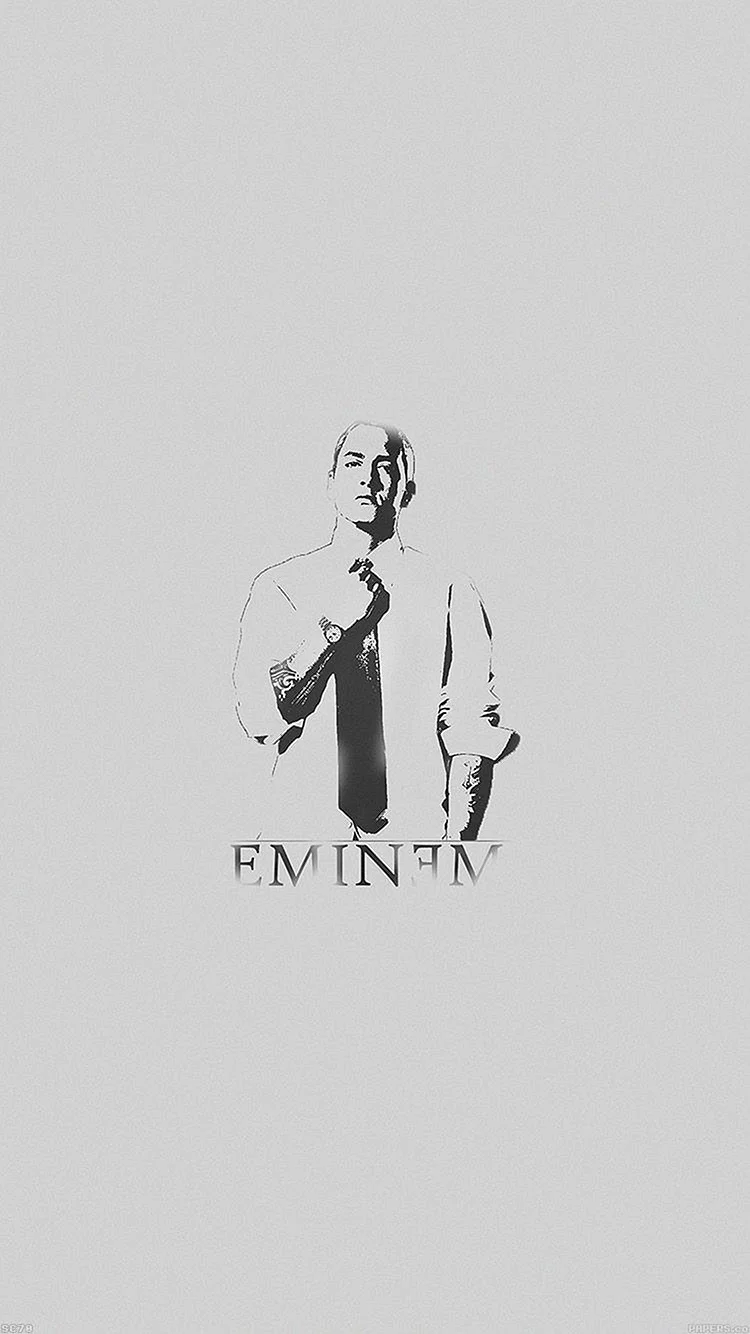 Eminem Logo Wallpaper For iPhone