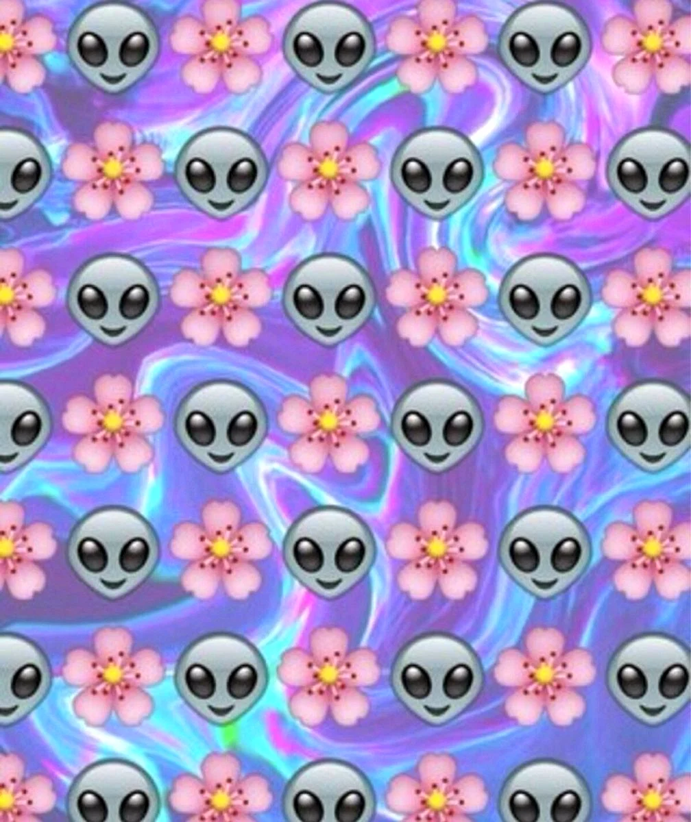 Emoji Pattern Wallpaper For iPhone