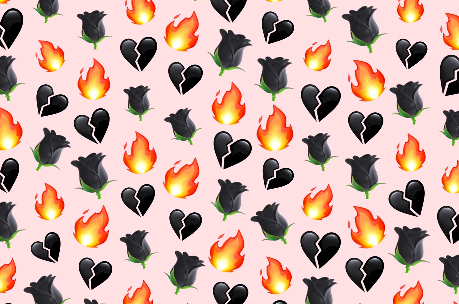 Emoji Black Wallpaper