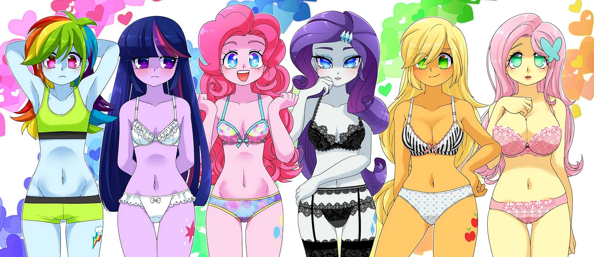 Equestria Girls Anime Wallpaper