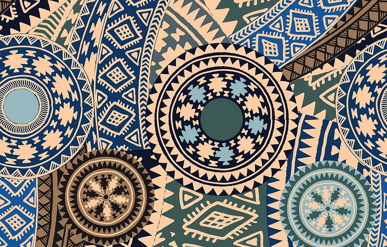 Ethno Pattern Wallpaper