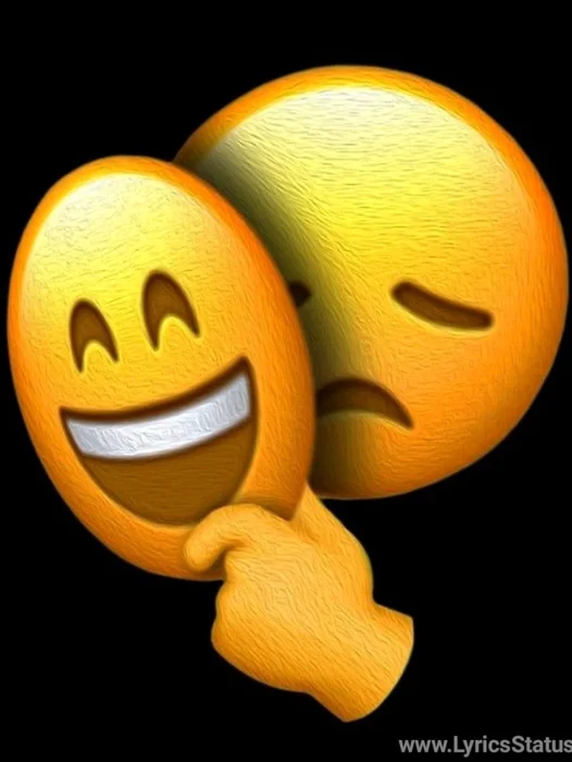Fake Smile Emoji Wallpaper