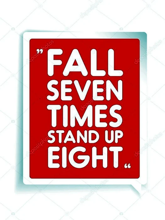 Fall Seven Times Stand Eight Wallpaper