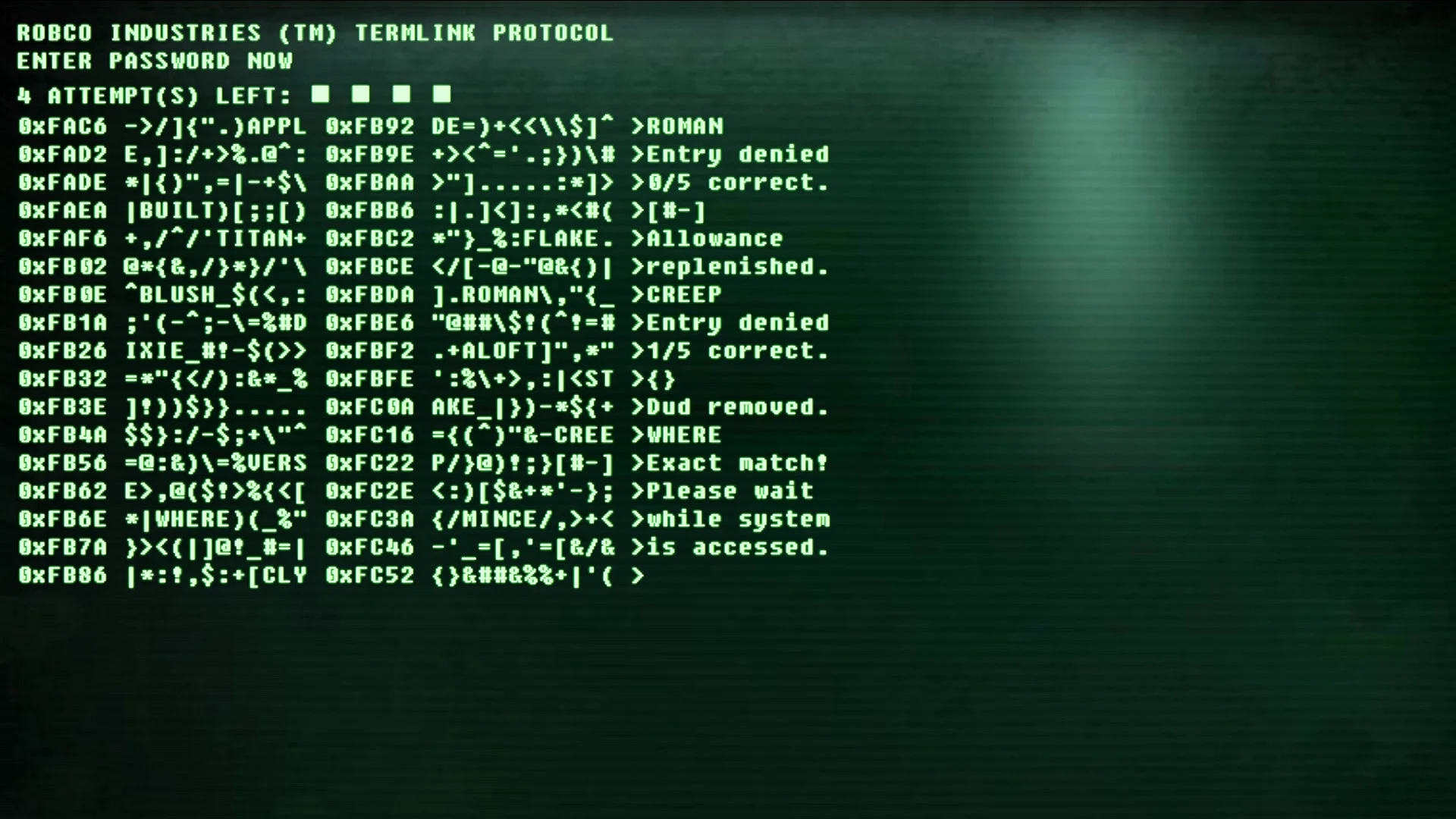 Fallout 4 Terminal Wallpaper