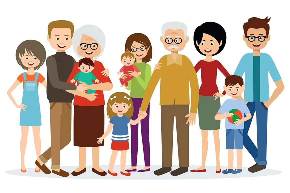 Family Cartoon Wallpaper
