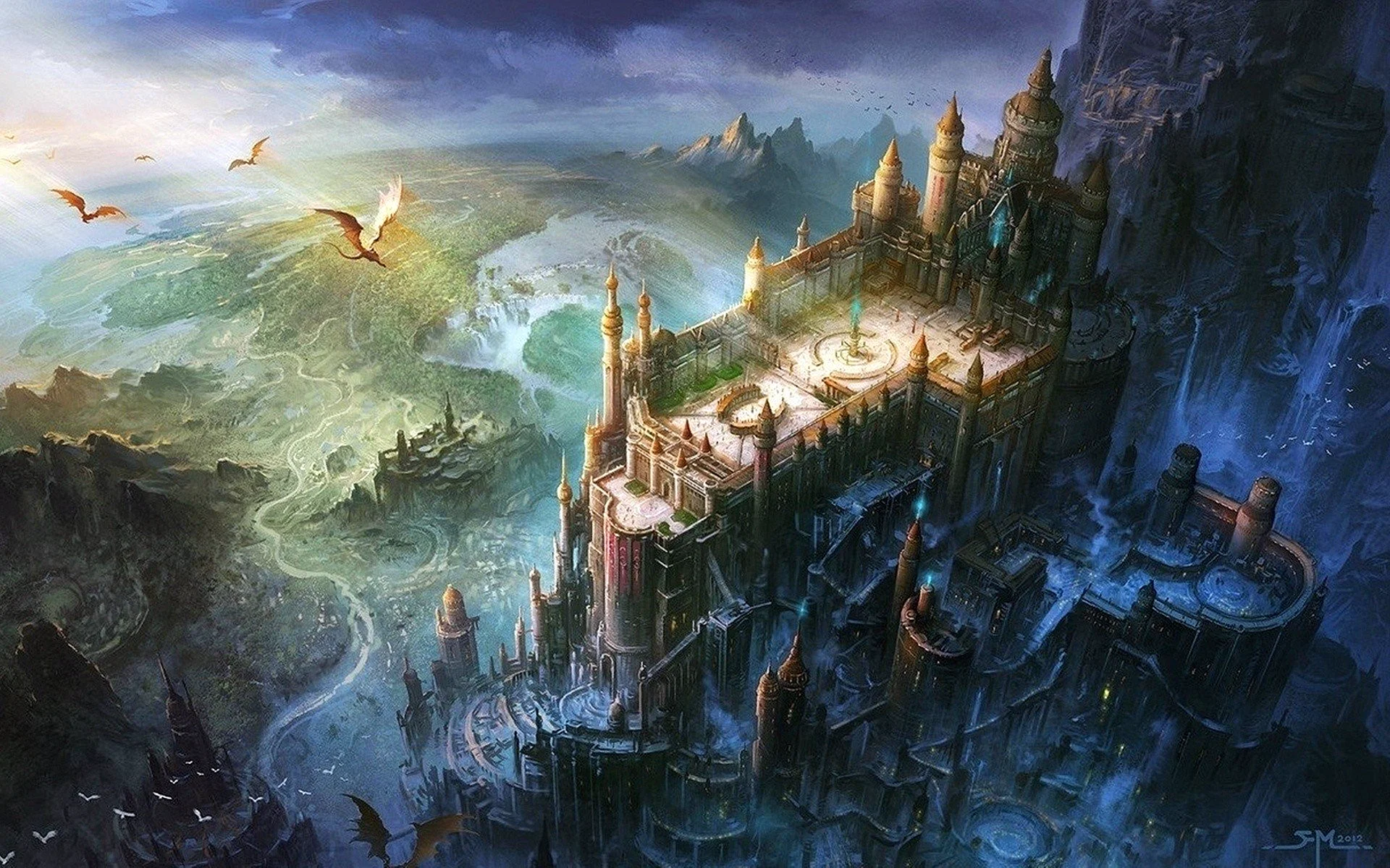 Fantasy Castle Wallpaper