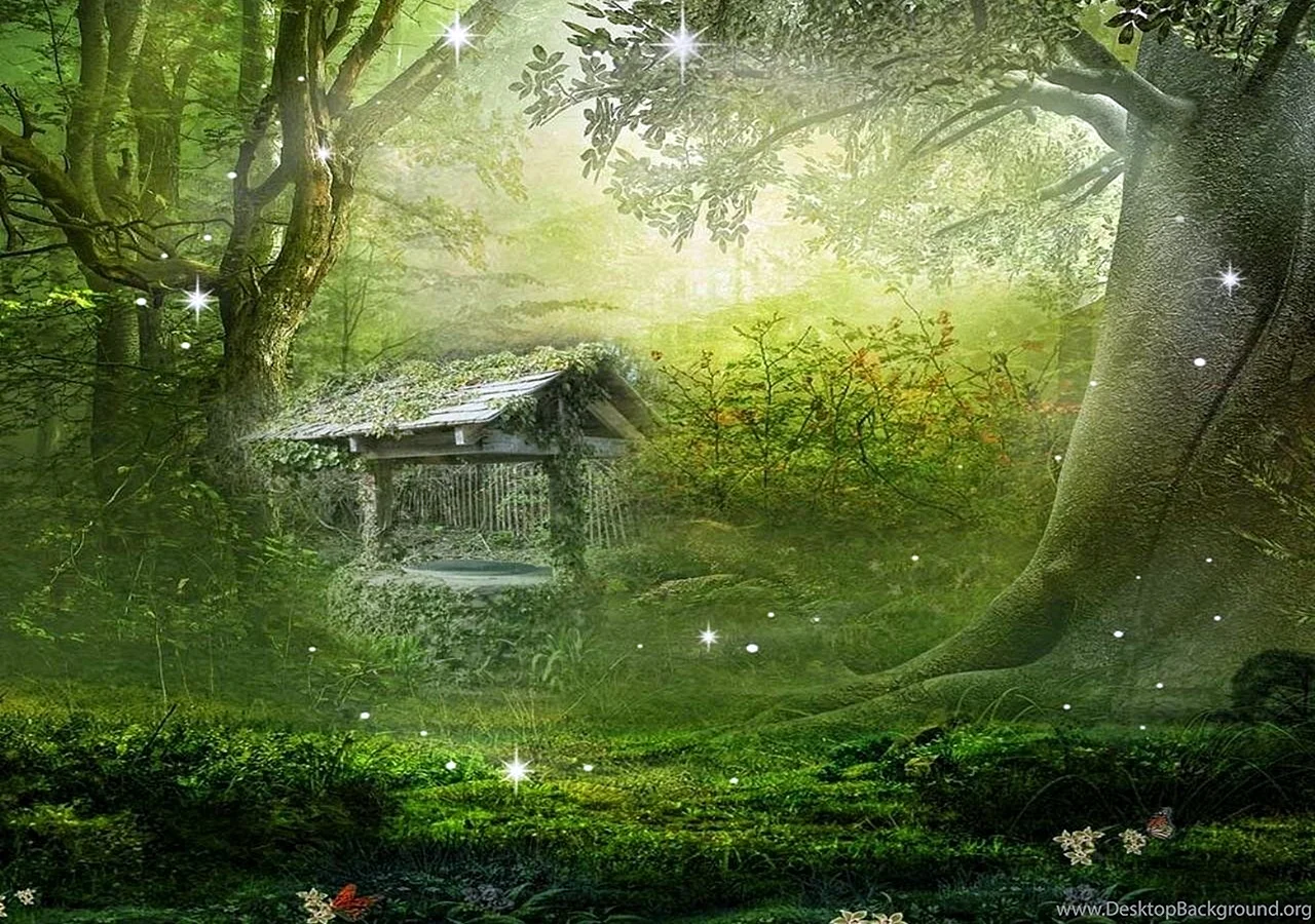 Fantasy Fairy Garden Wallpaper