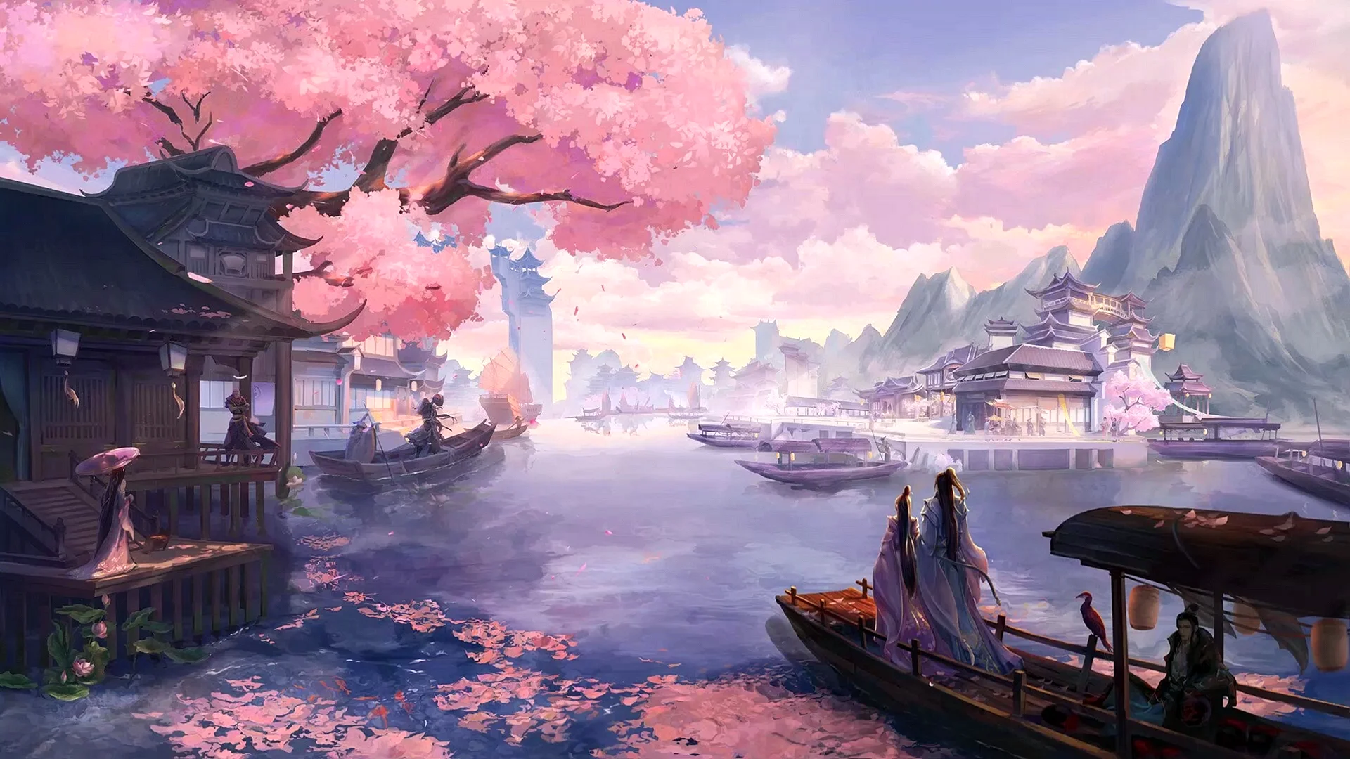 Fantasy Sakura Tree Wallpaper