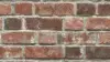 Faux Brick Wall Red Wallpaper