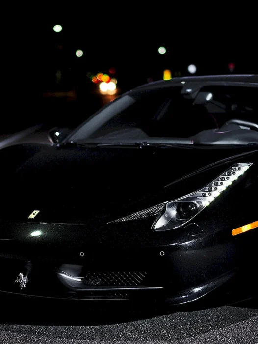 Ferrari 458 Black Wallpaper