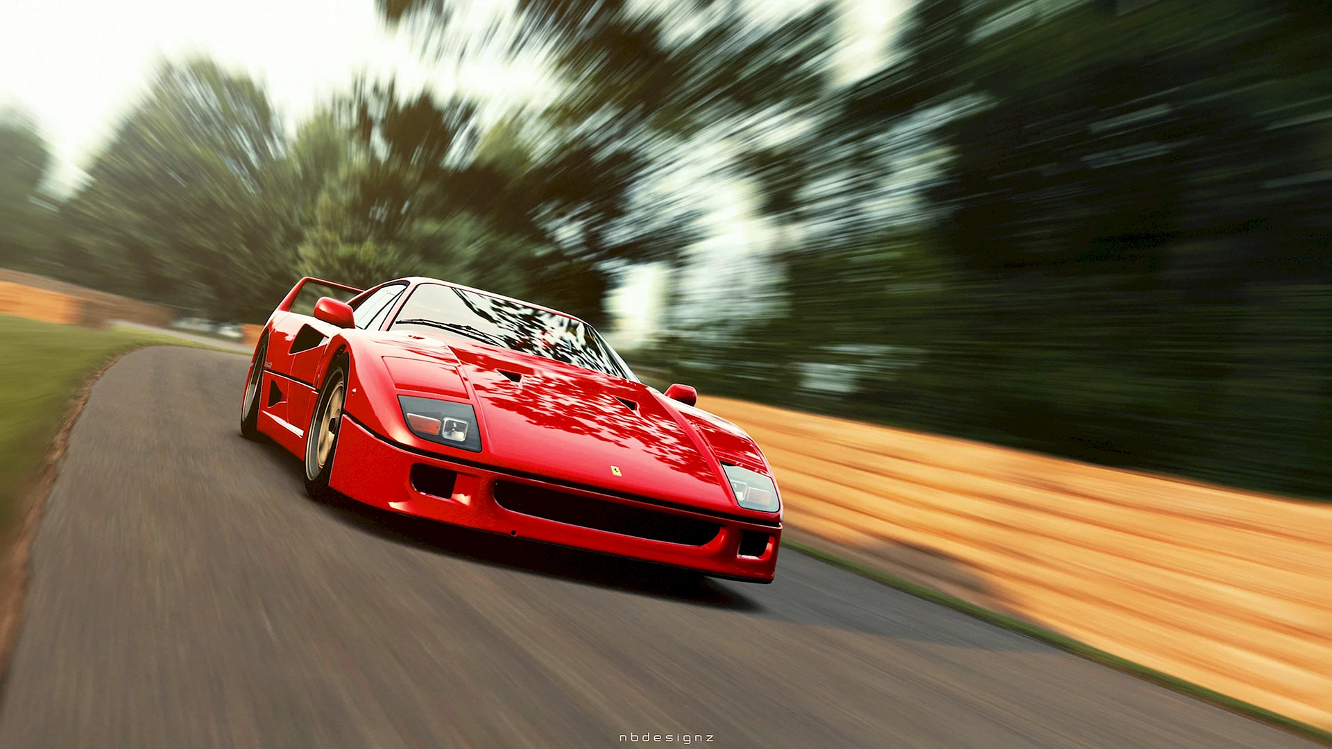 Ferrari F40 Goodwood Wallpaper