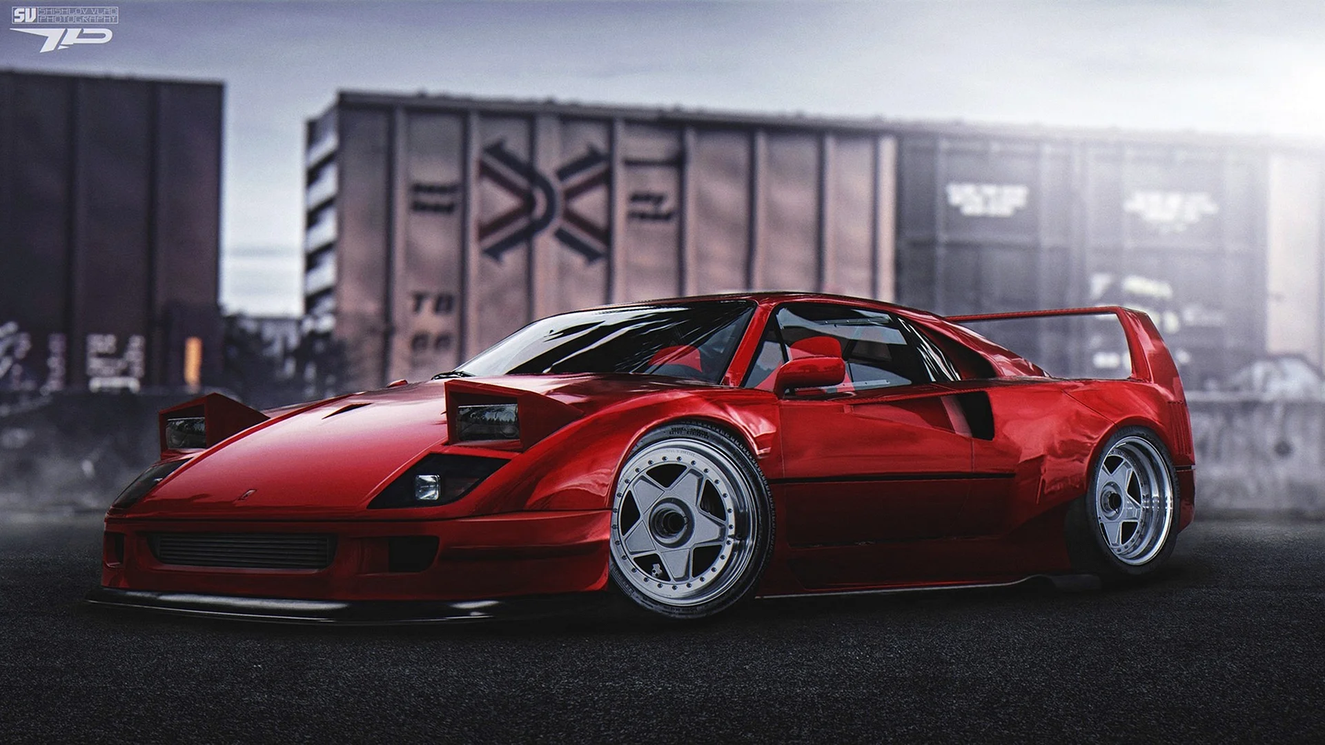 Ferrari F40 Tuning Wallpaper