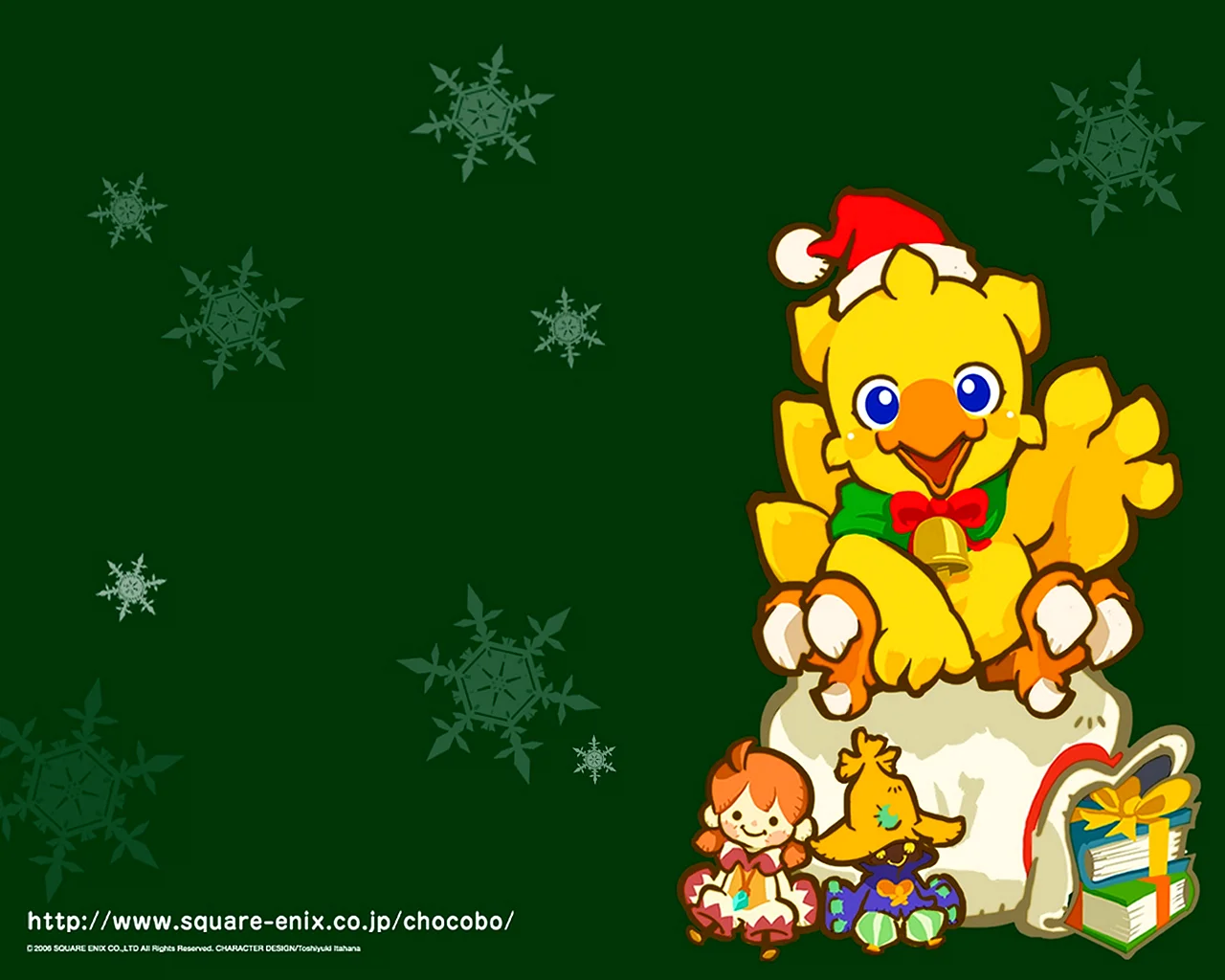 Final Fantasy Christmas Wallpaper
