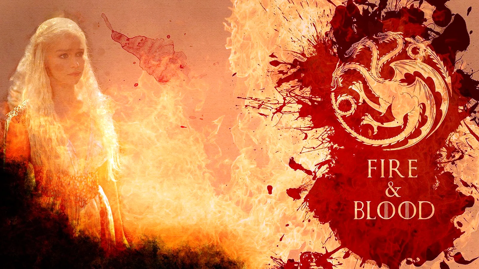 Fire And Blood Wallpaper