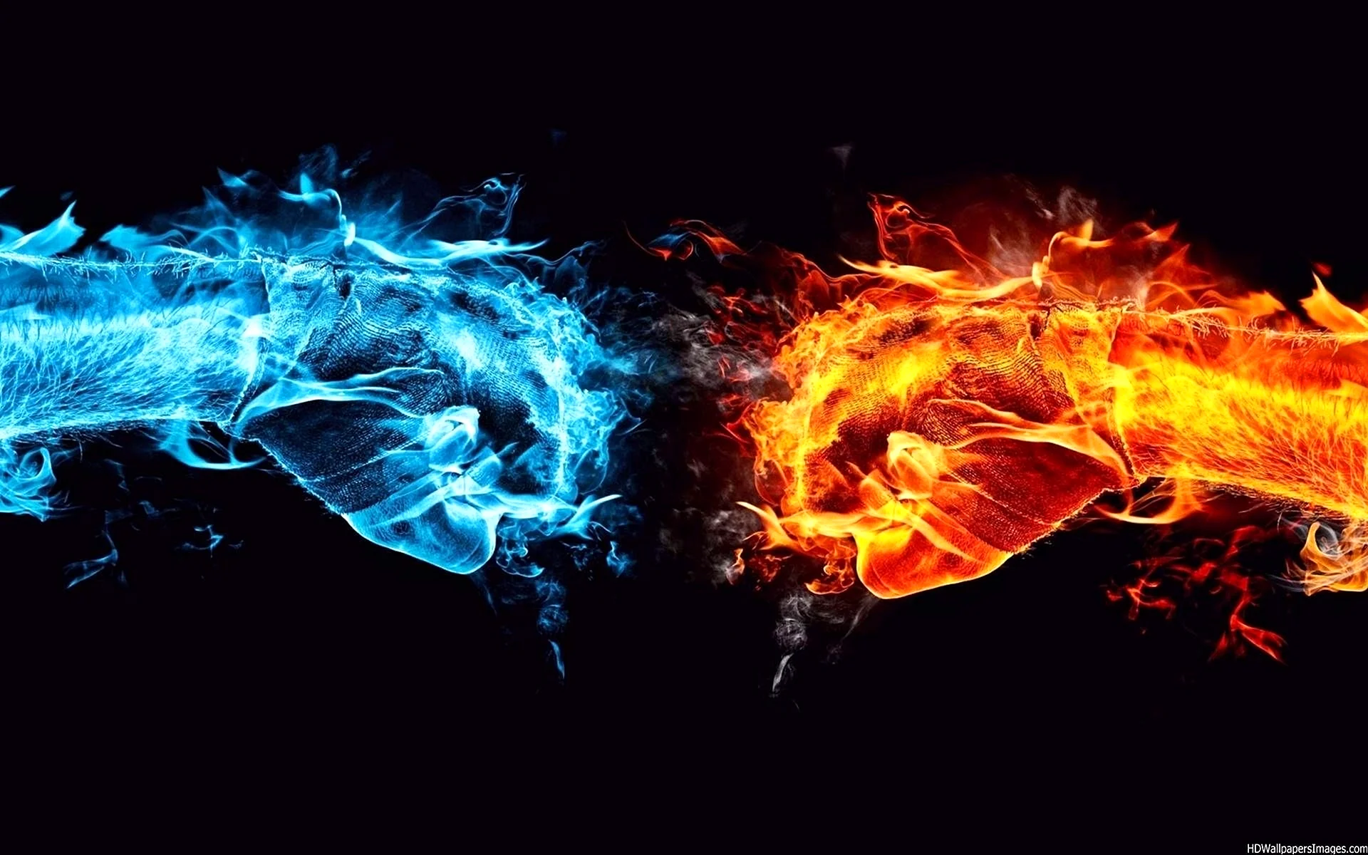 Fire And Water Wallpaper