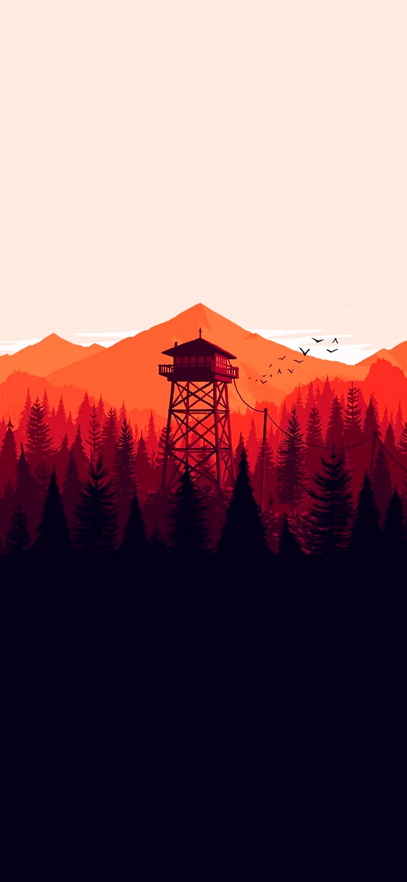 Firewatch 1080x1920 Wallpaper for iPhone 11