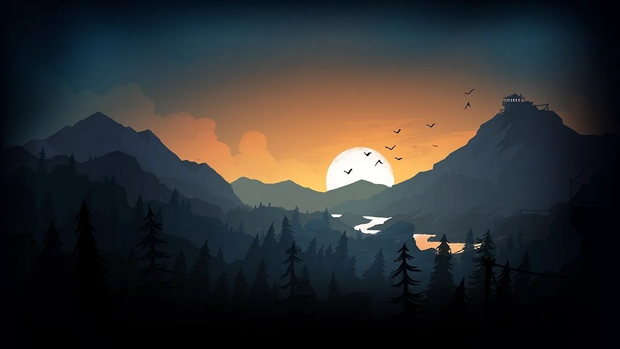 Firewatch Thorofare Dawn Wallpaper