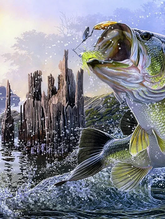 Fishing Art Wallpaper