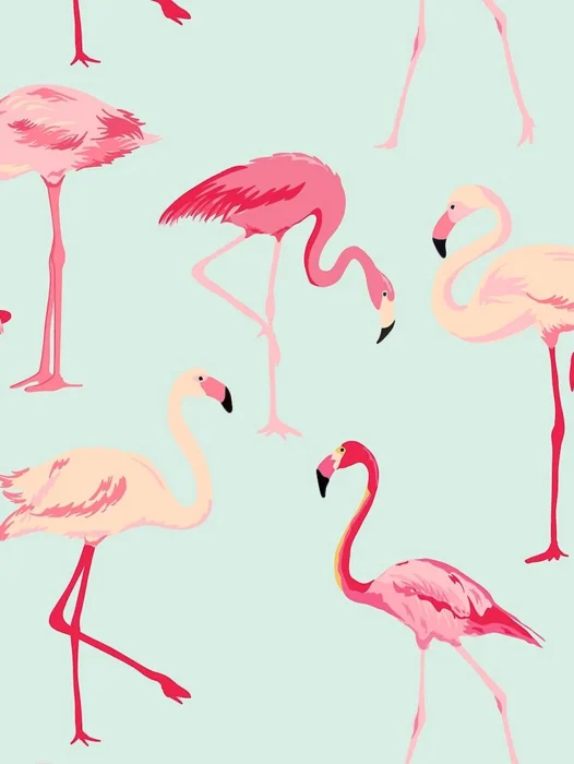Flamingo Pattern Wallpaper