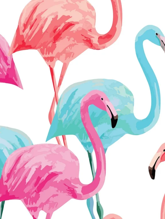 Flamingo Watercolor Wallpaper