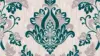 Floral Ornate Damask Pattern Wallpaper