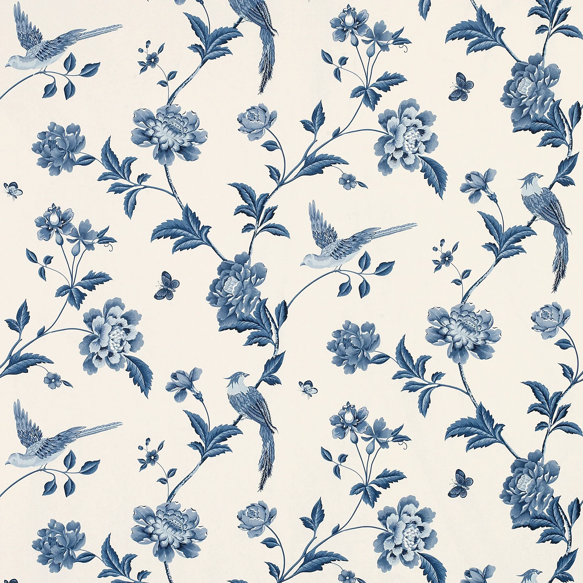 Floral Provence Pattern Wallpaper