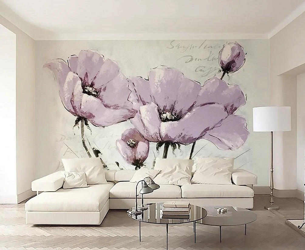 Floral Wall Mural Wallpaper