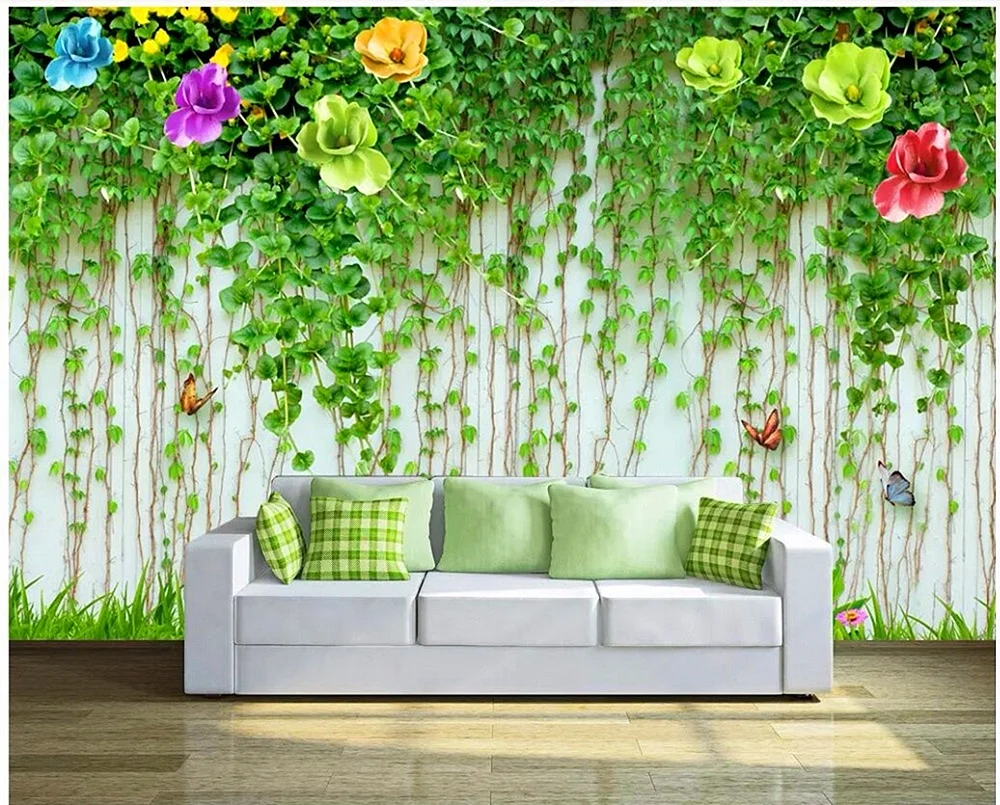 Floral Wall Mural Wallpaper
