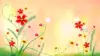 Flower Background Vector Wallpaper