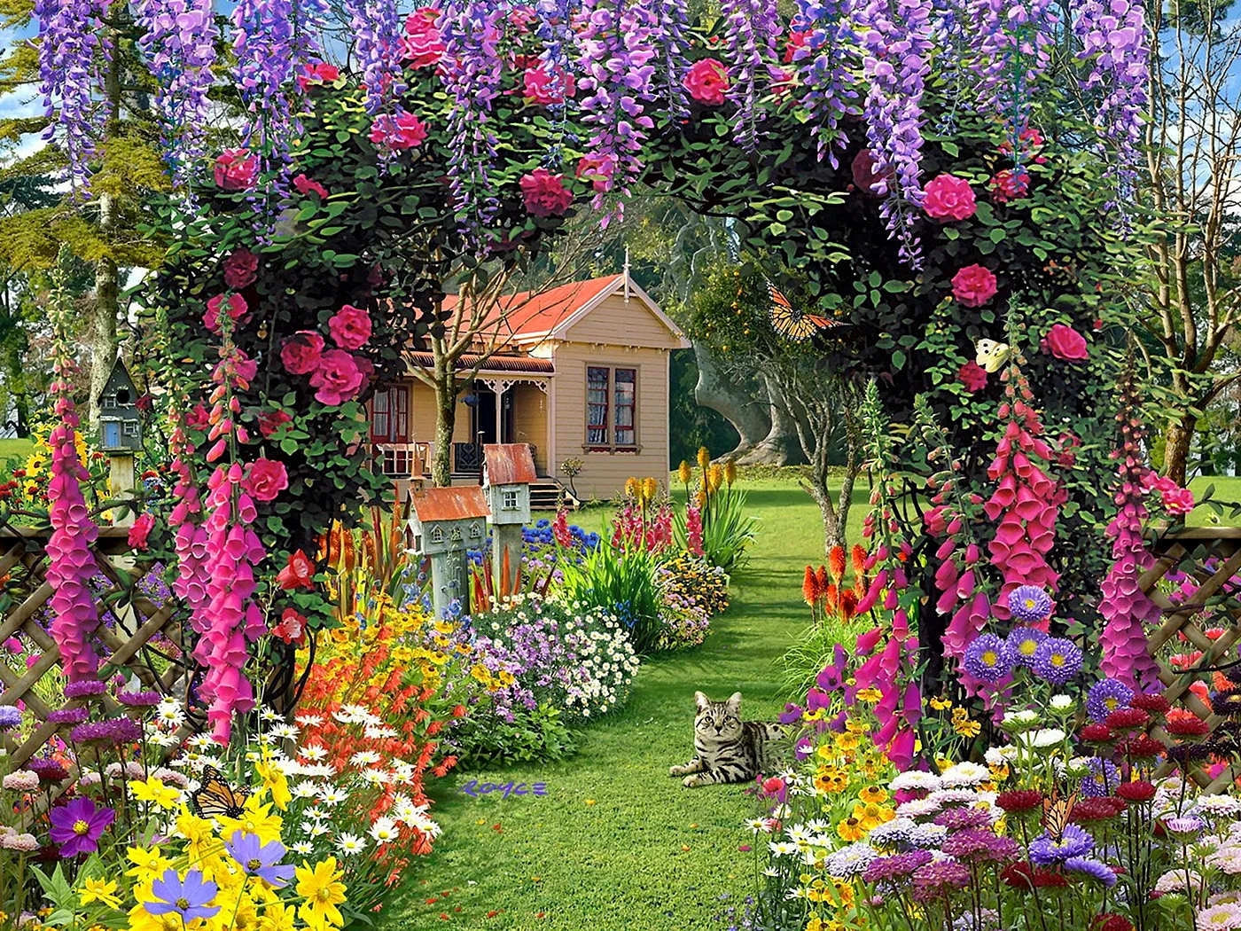 Flower Garden Wallpaper